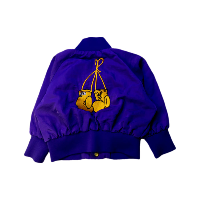 A Purple Lightweight Jackets from Mini Rodini in size 12-18M for neutral. (Back View)