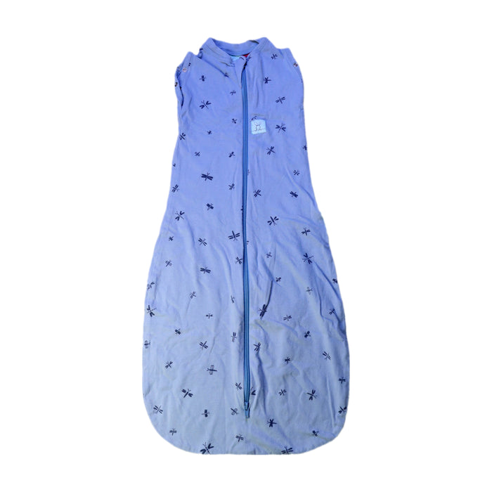 A Blue Sleepsacs from ErgoPouch in size 3-6M for neutral. (Front View)