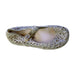 A Grey Flats from Mini Melissa Campana in size 4T for girl. (Front View)
