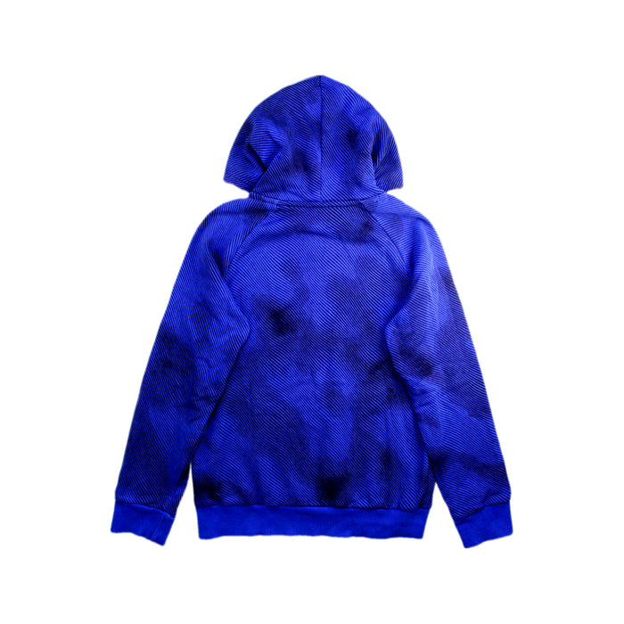 A Blue Hooded Sweatshirts from Under Armour in size 10Y for boy. (Back View)