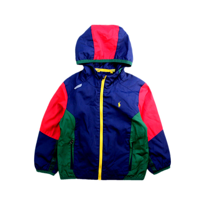A Multicolour Rain Jackets from Polo Ralph Lauren in size 4T for boy. (Front View)