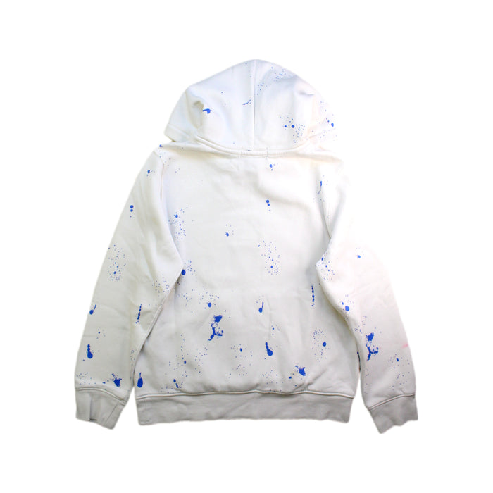 A White Hooded Sweatshirts from Polo Ralph Lauren in size 10Y for boy. (Back View)