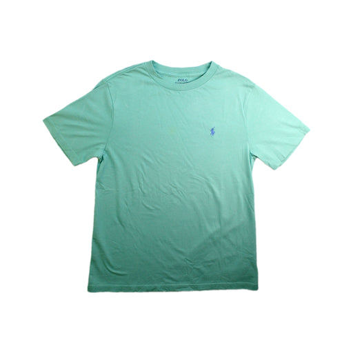 A Green Short Sleeve T Shirts from Polo Ralph Lauren in size 10Y for boy. (Front View)