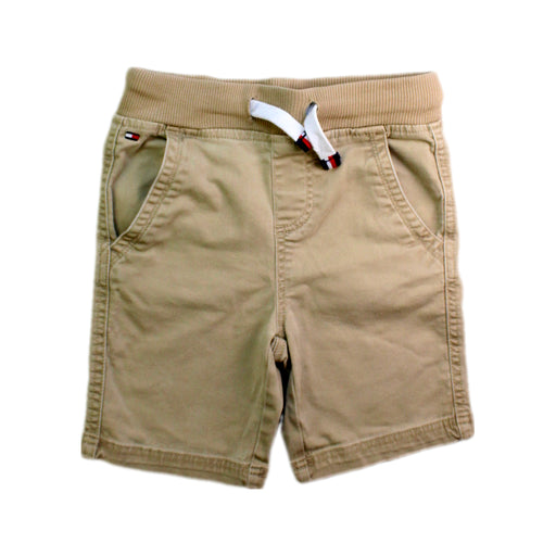 A Beige Shorts from Tommy Hilfiger in size 5T for boy. (Front View)