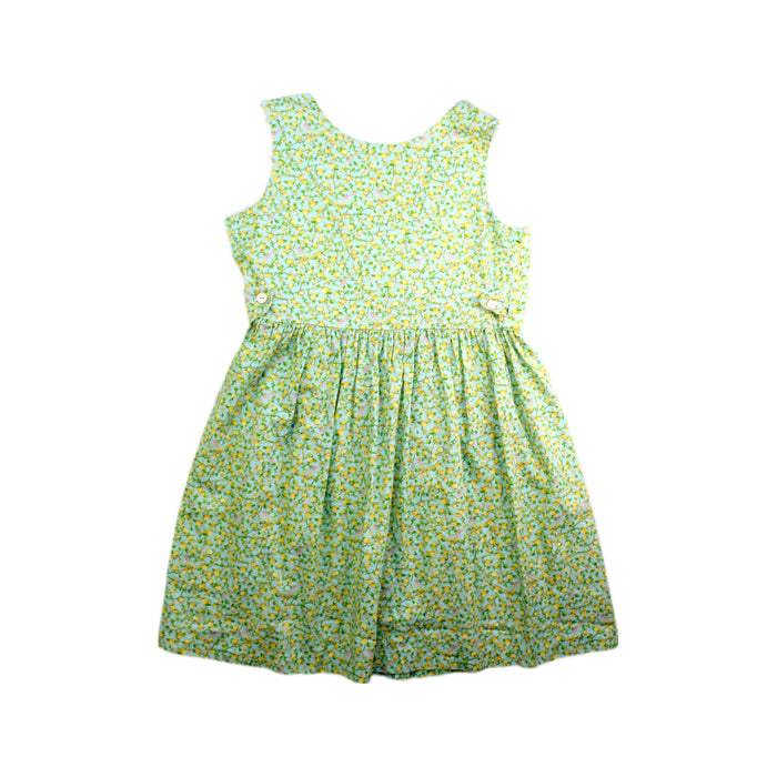 A Green Sleeveless Dresses from Maghi e Maci in size 8Y for girl. (Front View)