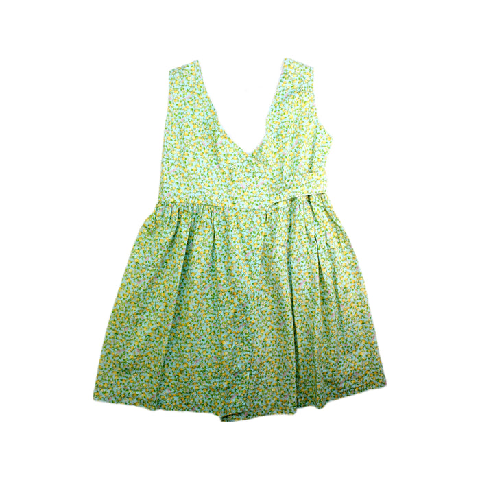 A Green Sleeveless Dresses from Maghi e Maci in size 8Y for girl. (Back View)