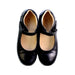 A Black Dress Shoes from Dr. Kong in size 11Y for girl. (Back View)