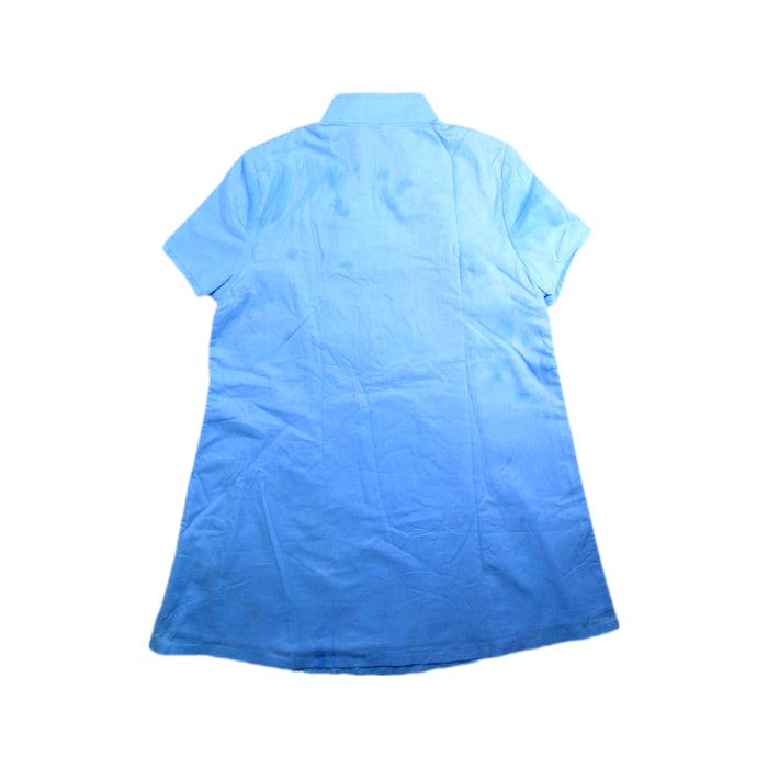 A Blue Short Sleeve Dresses from Shanghai Tang in size 8Y for girl. (Back View)