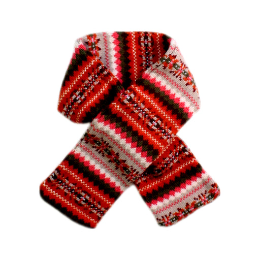 A Red Scarves from Arsène et les pipelettes in size 2T for girl. (Front View)