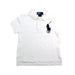 A White Short Sleeve Polos from Ralph Lauren in size 2T for boy. (Front View)
