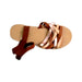 A Brown Sandals from Bonpoint in size 6T for girl. (Front View)