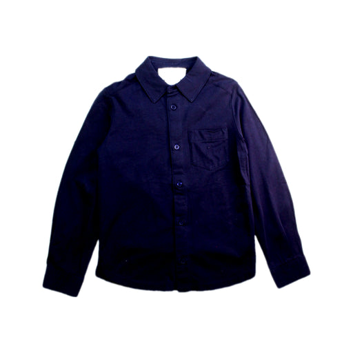A Navy Long Sleeve Shirts from Jacadi in size 5T for girl. (Front View)