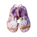 A Pink Sandals from Mini Melissa in size 5T for girl. (Back View)