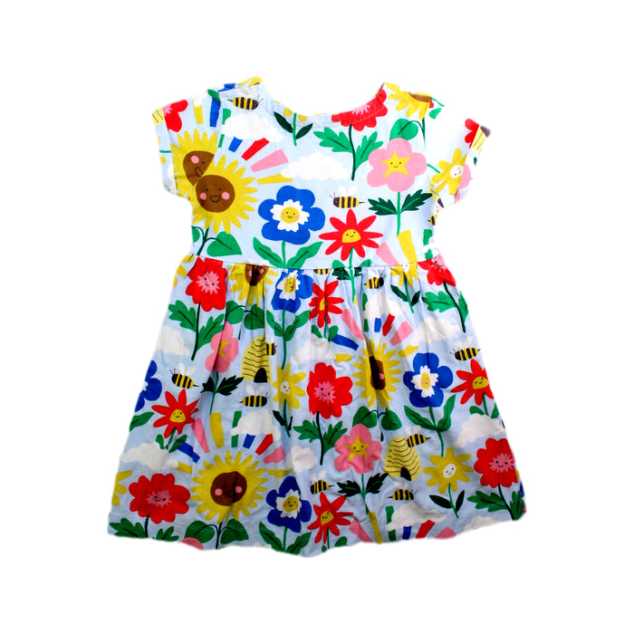 A Multicolour Short Sleeve Dresses from Boden in size 6T for girl. (Back View)
