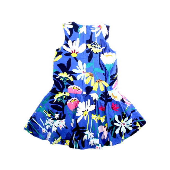 A Multicolour Sleeveless Dresses from Catimini in size 6T for girl. (Back View)