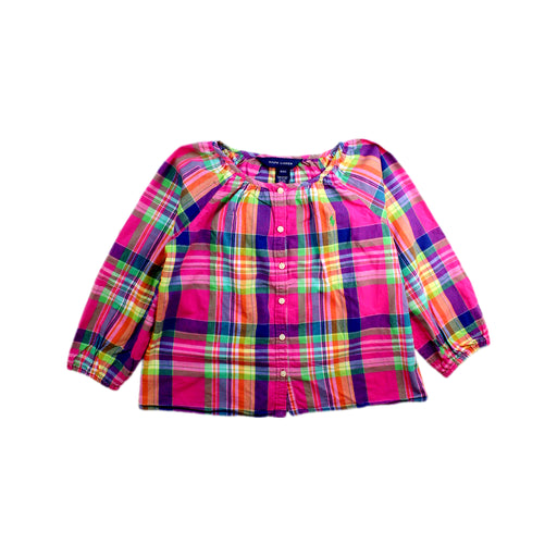 A Multicolour Long Sleeve Shirts from Ralph Lauren in size 4T for girl. (Front View)