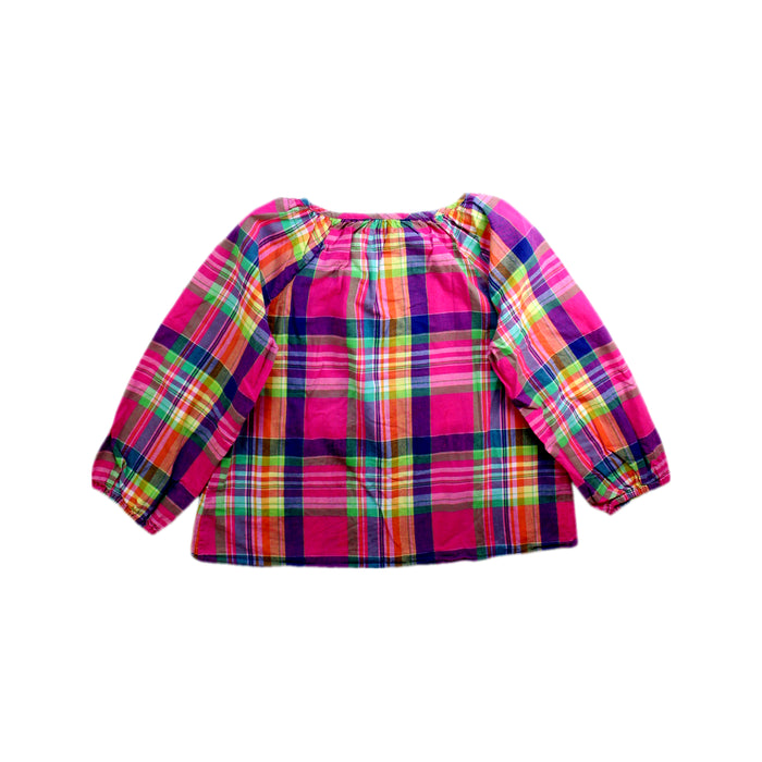 A Multicolour Long Sleeve Shirts from Ralph Lauren in size 4T for girl. (Back View)