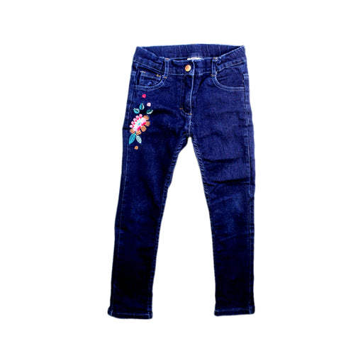 A Blue Jeans from La Compagnie des Petits in size 4T for girl. (Front View)