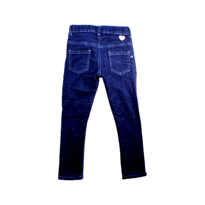 A Blue Jeans from La Compagnie des Petits in size 4T for girl. (Back View)