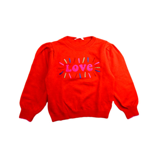 A Red Knit Sweaters from Catimini in size 6T for girl. (Front View)