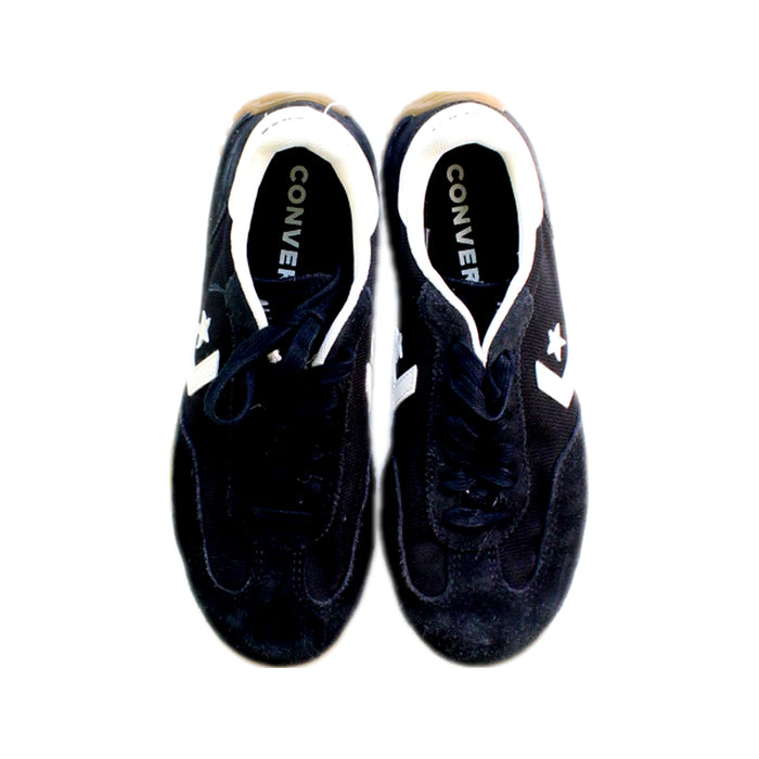 A Black Sneakers from Converse in size 10Y for neutral. (Back View)