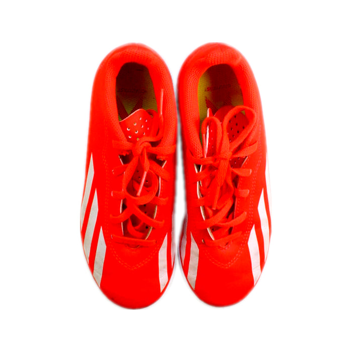 A Red Cleats/Soccer Shoes from Adidas in size 7Y for neutral. (Back View)