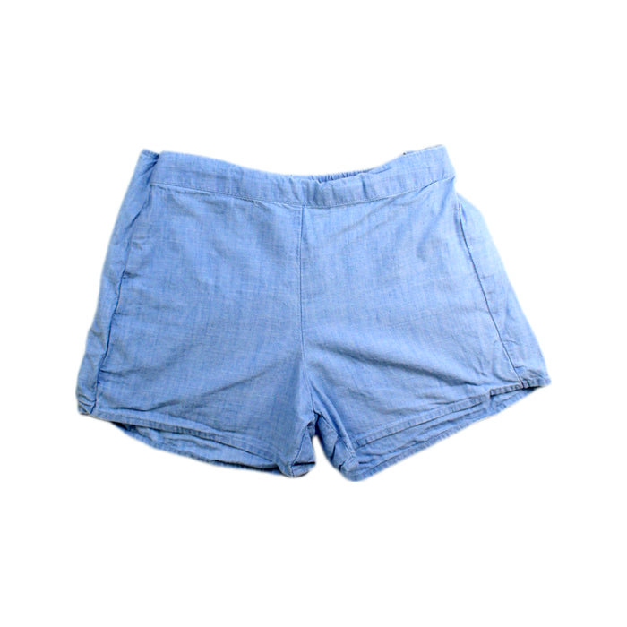 A Blue Shorts from Crewcuts in size 8Y for girl. (Front View)