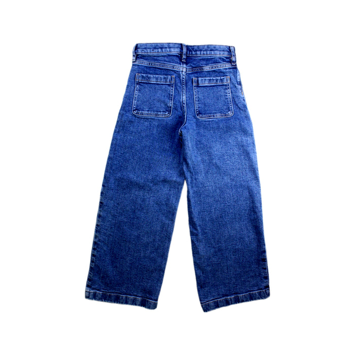 A Blue Jeans from Crewcuts in size 8Y for girl. (Back View)