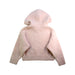 A Peach Hooded Sweatshirts from Barefoot Dreams in size 8Y for girl. (Back View)