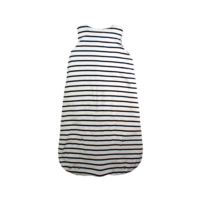 A White Sleepsacs from Petit Bateau in size 6-12M for neutral. (Back View)