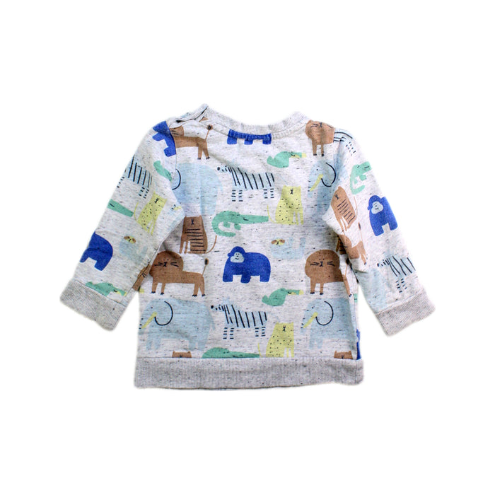 A Multicolour Crewneck Sweatshirts from Seed in size 12-18M for boy. (Back View)
