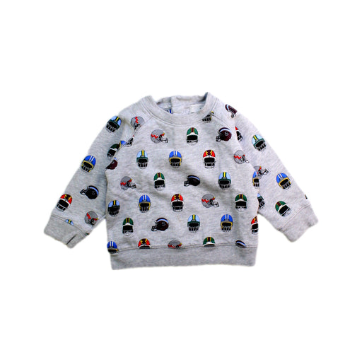 A Grey Crewneck Sweatshirts from Stella McCartney in size 12-18M for boy. (Front View)