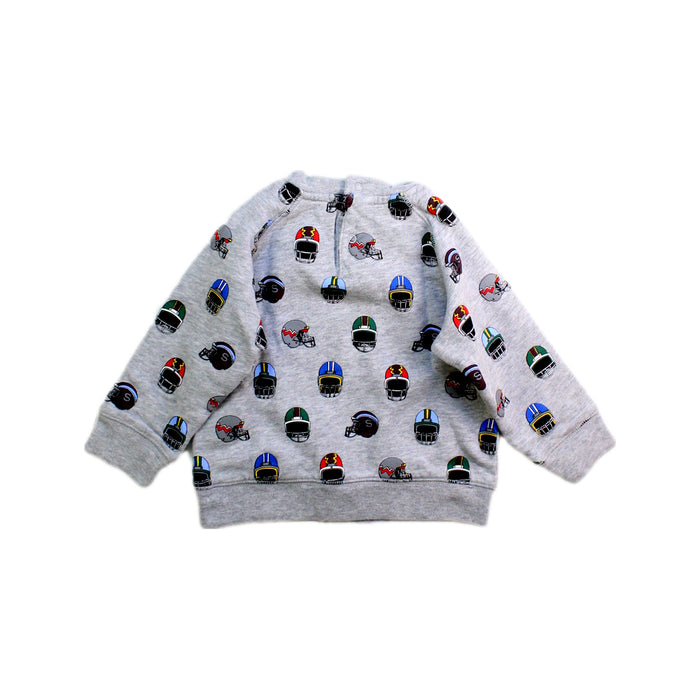 A Grey Crewneck Sweatshirts from Stella McCartney in size 12-18M for boy. (Back View)