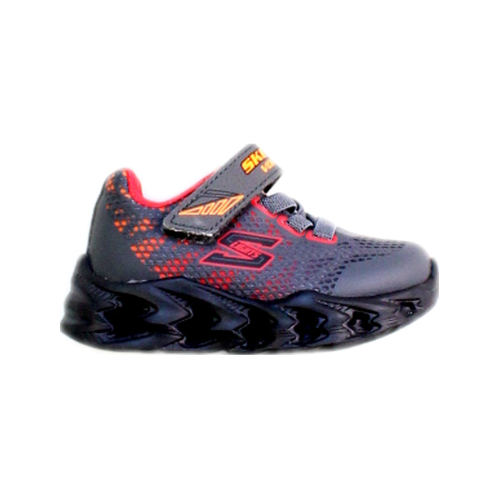 A Black Sneakers from Skechers in size 12-18M for boy. (Front View)