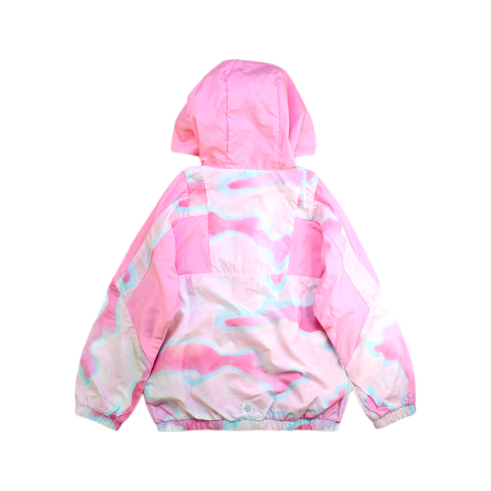 A Pink Rain Jackets from Adidas in size 5T for girl. (Back View)