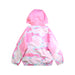 A Pink Rain Jackets from Adidas in size 5T for girl. (Back View)