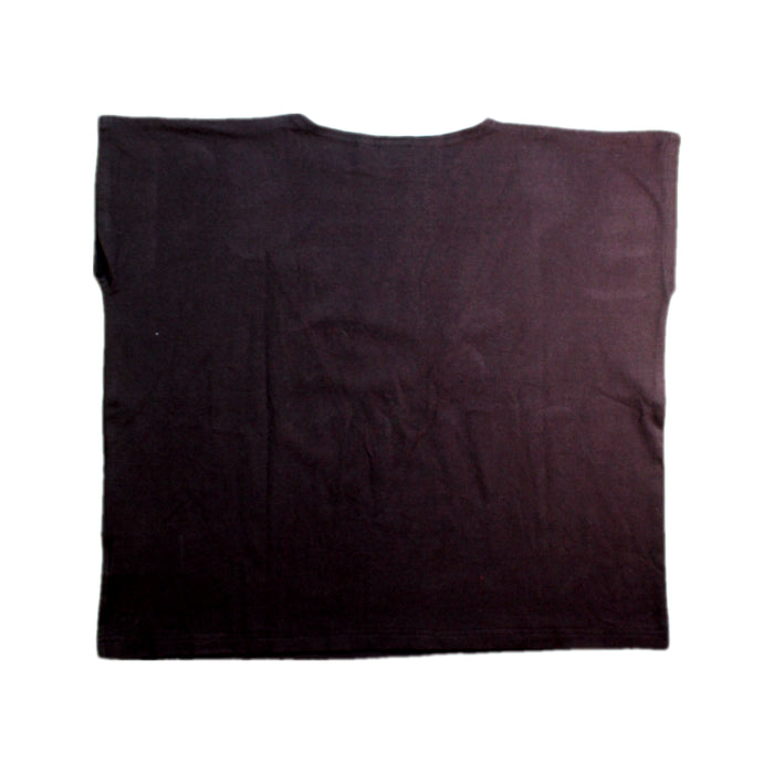 A Black Short Sleeve T Shirts from PAPU in size 8Y for girl. (Back View)