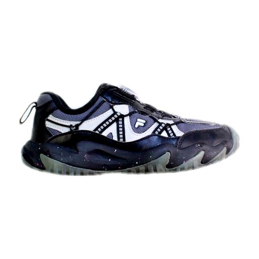 A Black Sneakers from Fila in size 7Y for neutral. (Front View)