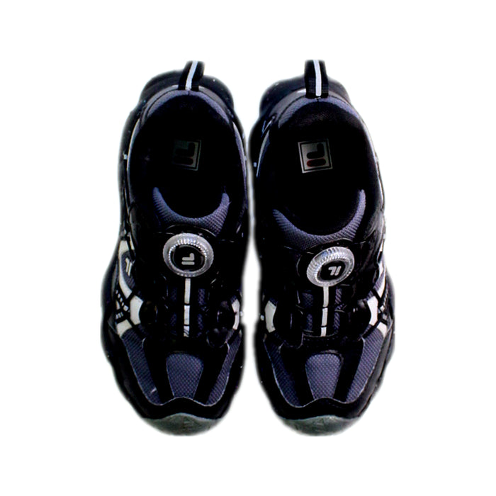 A Black Sneakers from Fila in size 7Y for neutral. (Back View)
