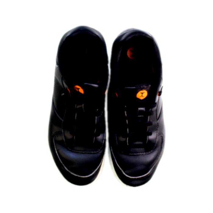 A Navy Sneakers from Moody Tiger in size 12Y for boy. (Back View)