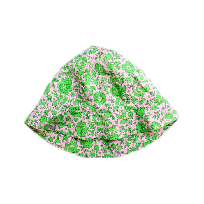A Green Sun Hats from Jacadi in size 4T for girl. (Front View)