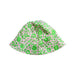 A Green Sun Hats from Jacadi in size 4T for girl. (Back View)
