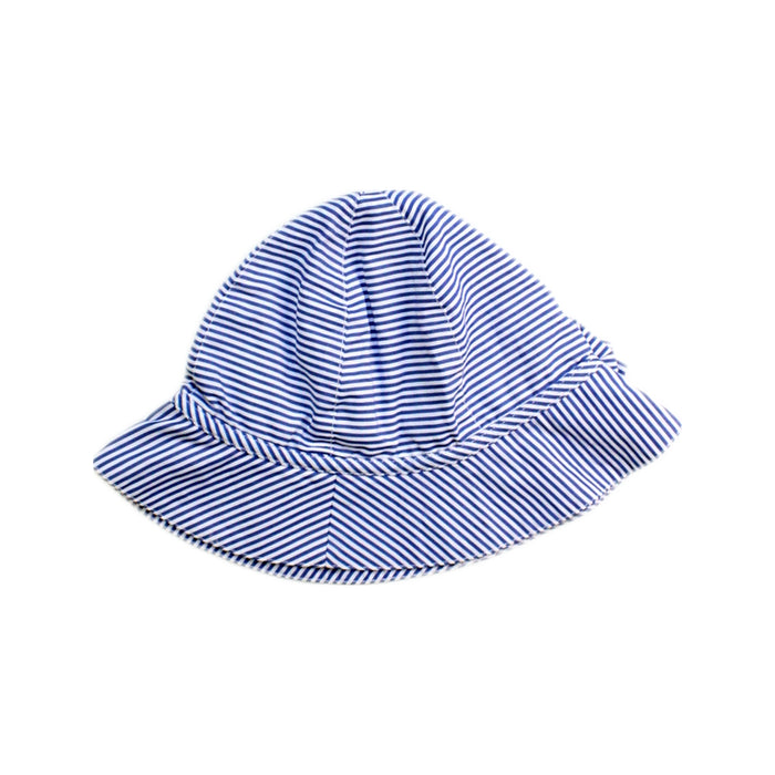 A Blue Sun Hats from Jacadi in size 3T for girl. (Back View)