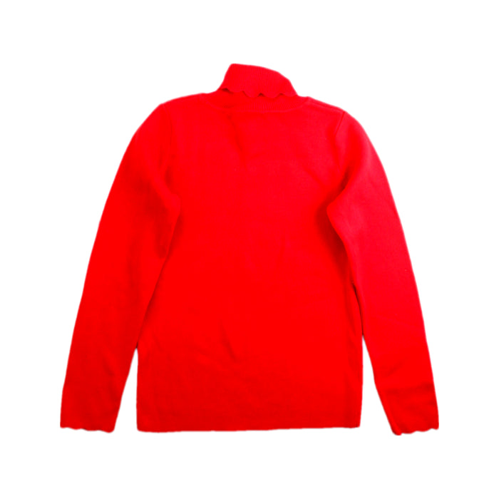 A Red Long Sleeve Tops from Jacadi in size 8Y for girl. (Back View)