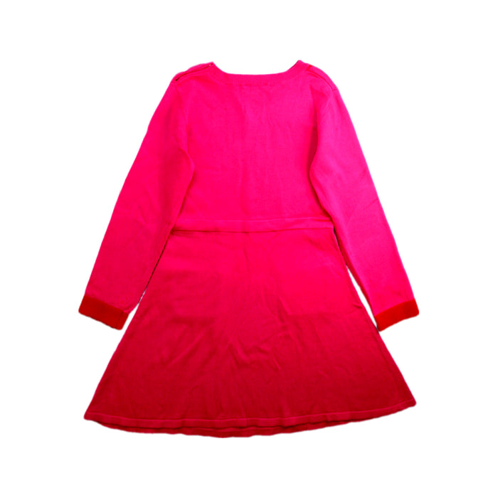 A Pink Long Sleeve Dresses from Jacadi in size 6T for girl. (Back View)