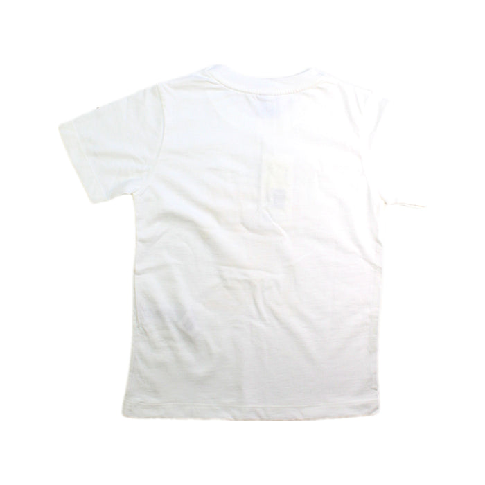 A White Short Sleeve T Shirts from Petit Bateau in size 6T for neutral. (Back View)