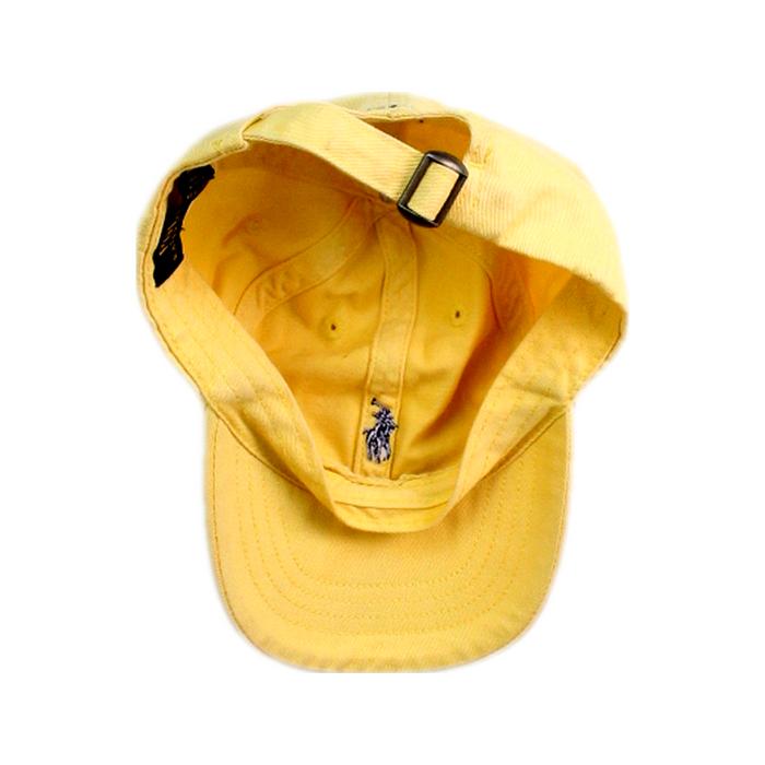 A Yellow Caps from Polo Ralph Lauren in size 2T for neutral. (Back View)