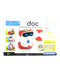 A White Educational Games & Activity Sets from Clementoni in size 5T for neutral. (Front View)