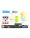 A White Educational Games & Activity Sets from Clementoni in size 5T for neutral. (Back View)