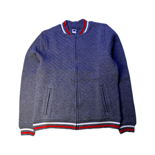 A Grey Lightweight Jackets from Janie & Jack in size 10Y for boy. (Front View)